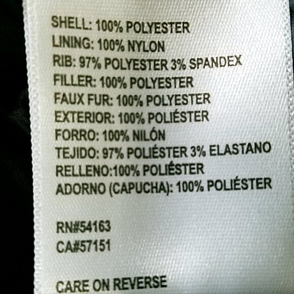 DKNY Long Quilted Puffer Jacket XL Gray New With Tags Removable Hood - Picture 15 of 16